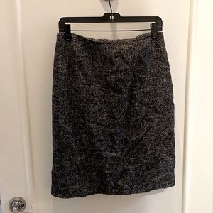 Ann Taylor Heathered Charcoal Pencil Skirt